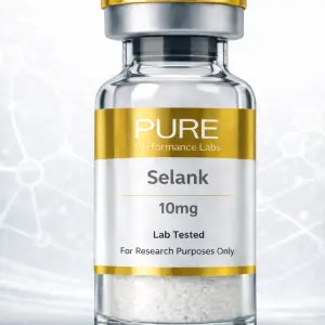 Selank 10mg research grade peptide- Pure Performance Labs